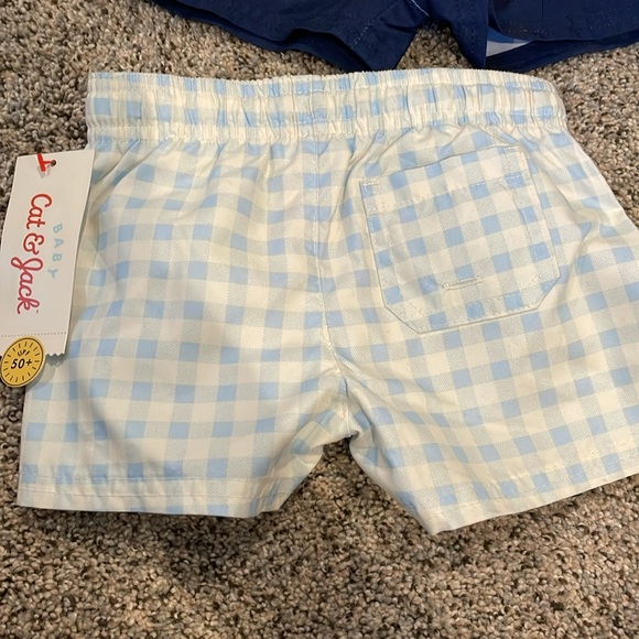 NWT Bundle of infant swim trunks 0-3 month AND 3-6M - Picture 5 of 10